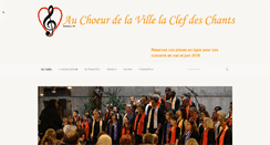Desktop Screenshot of chorale13.org