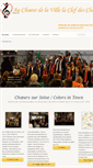 Mobile Screenshot of chorale13.org